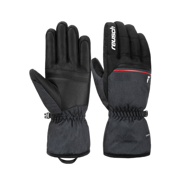 Reusch Snow King 6201198 7680 schwarz rot grau 1
